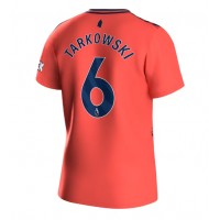 Camiseta Everton James Tarkowski #6 Visitante Equipación 2023-24 manga corta